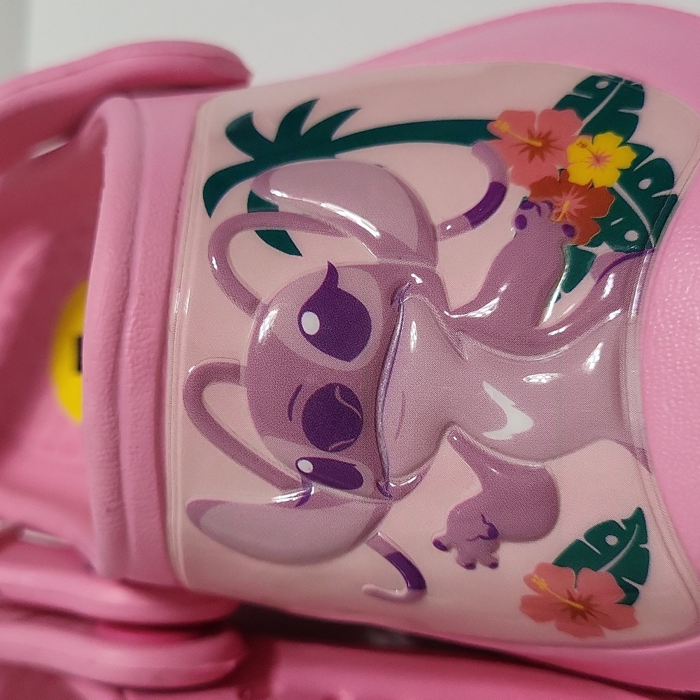 NWOT Disneys Stitch And Angel Girls Clogs 5T - Picture 3 of 11